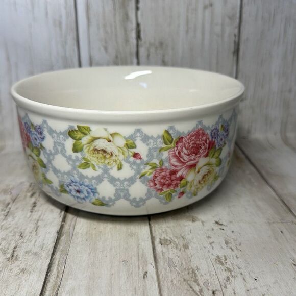 Grace Pantry Floral Porcelain 6" Microwavable Soup Bowl - Picture 3 of 6